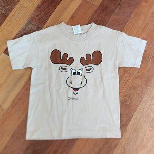 Alstyle "Quebec" Canada Moose T-Shirt Size 5/6